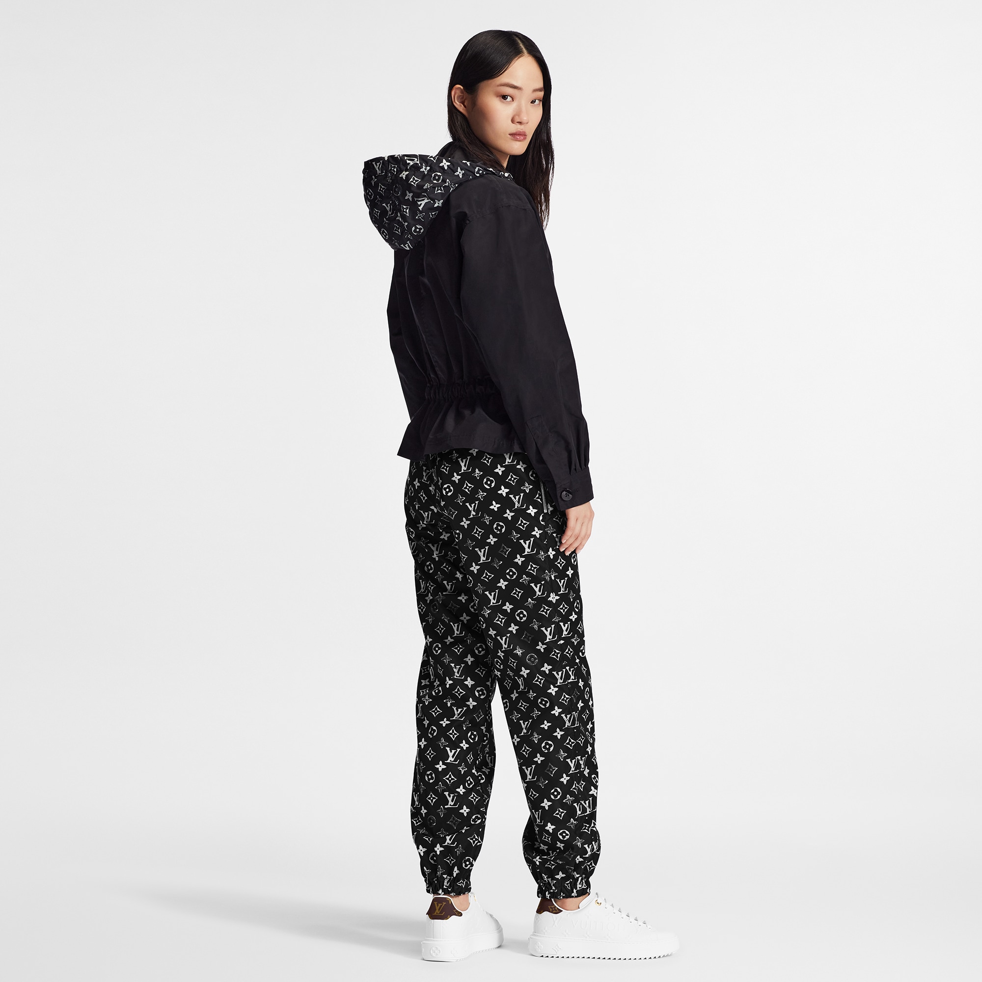 Stencil-Effect Monogram Jogging Trousers - Ready-to-Wear | LOUIS